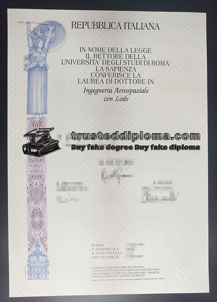 purchase realistic Università degli Studi di Roma La Sapienza diploma