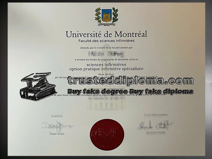 purchase realistic Universite de Montreal diploma