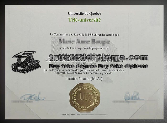 purchase realistic Universite du Quebec diploma