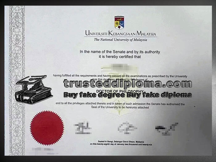 purchase realistic Universiti Kebangsaan Malaysia diploma