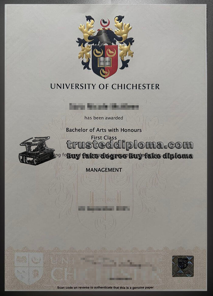 purchase realistic University of Chichester diploma