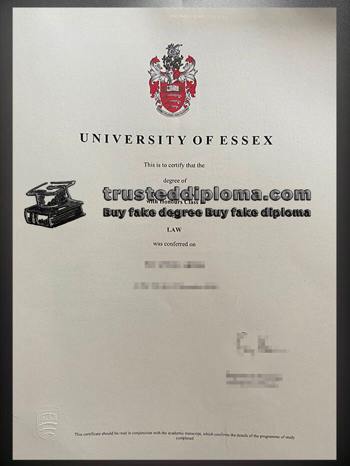 purchase realistic University of Essex diploma
