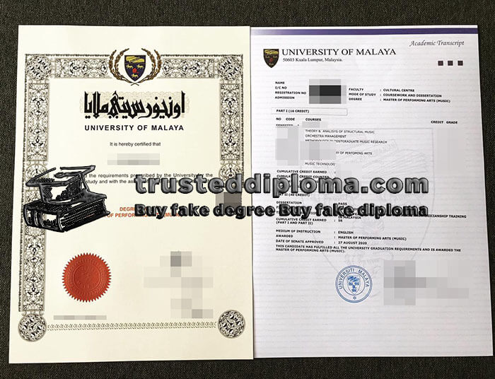purchase realistic University of Malaya diploma