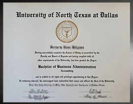 purchase realistic University of North Texas at Dallas degree