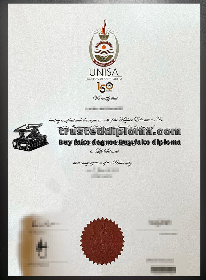 purchase realistic University of South Africa diploma