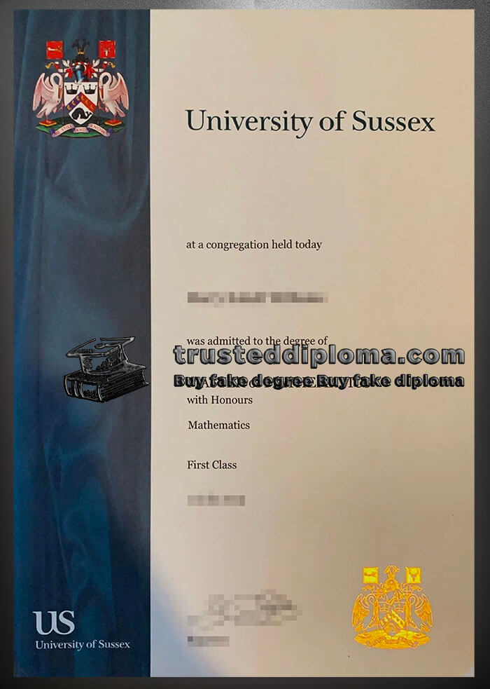 purchase realistic University of Sussex diploma