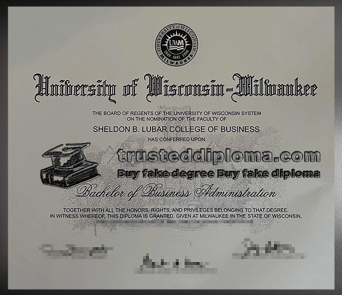 purchase realistic University of Wisconsin Milwaukee diploma