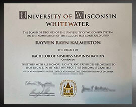 purchase realistic University of Wisconsin Whitewater degree