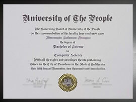 purchase realistic University of the People degree