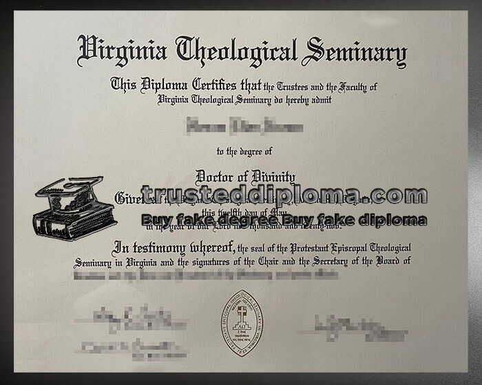 purchase realistic Virginia Theological Seminary diploma