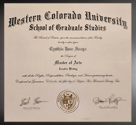 purchase realistic Western Colorado University degree