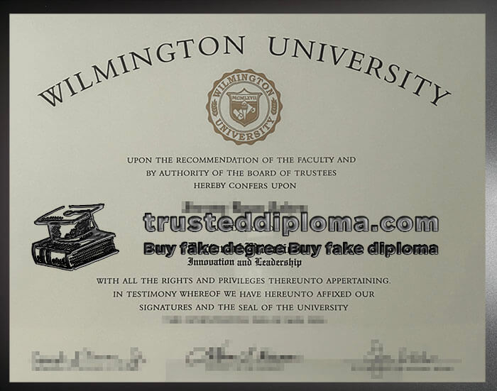 purchase realistic Wilmington University diploma