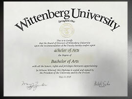 purchase realistic Wittenberg University degree
