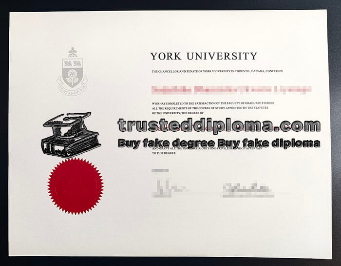 purchase realistic York University diploma