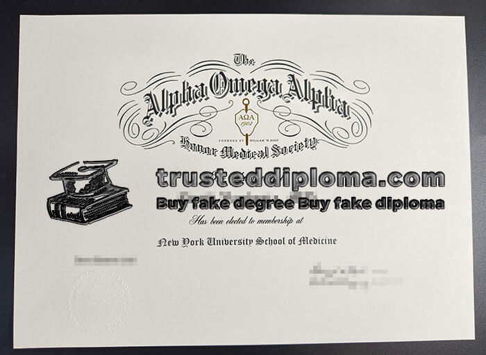purchase realistic Alpha Omega Alpha certificate