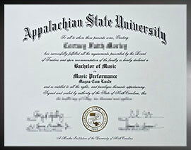 purchase realistic Appalachian State University degree