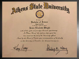 purchase realistic Athens State University degree