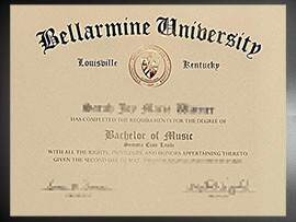 purchase reaistic Bellarmine University degree