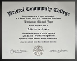 purchase realistic Bristol Community College degree