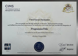 purchase realistic CIMS certificate