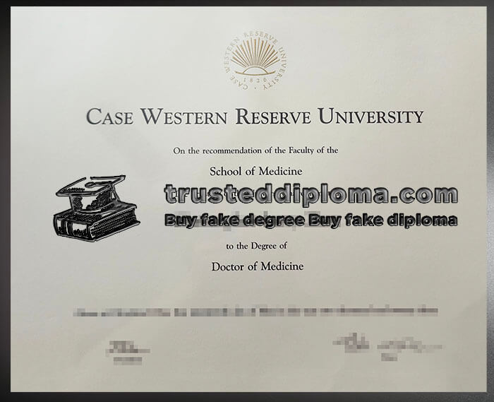 purchase realistic Case Western Reserve University diploma