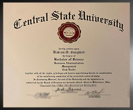 purchase realistic Central State University degree