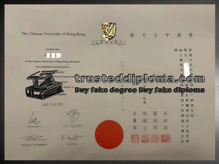 purchase realistic Chinese University of Hong Kong diploma