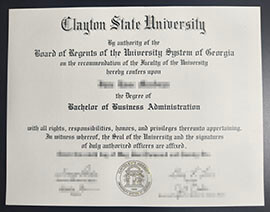 purchase realistic Clayton State University degree