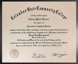 purchase realistic Columbus State Community College degree