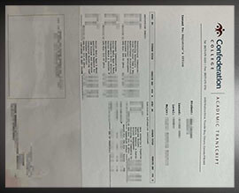 purchase realistic Confederation College Transcript