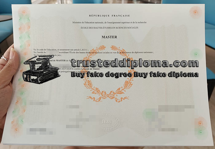 purchase realistic Ecole des Hautes Études en Sciences Sociales diploma