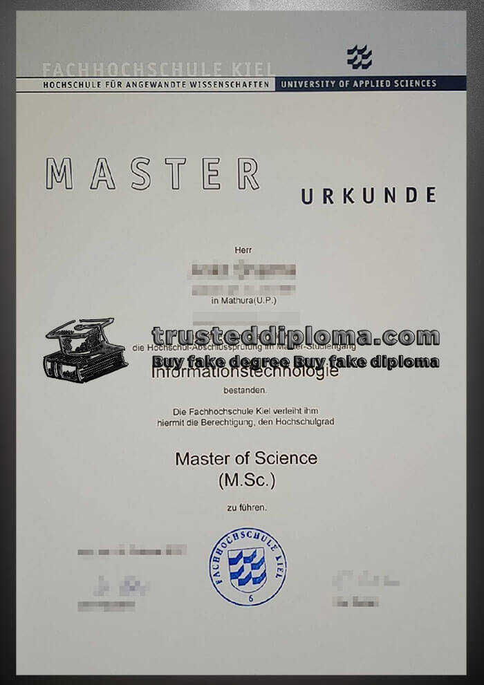 purchase realistic Fachhochschule Kiel diploma