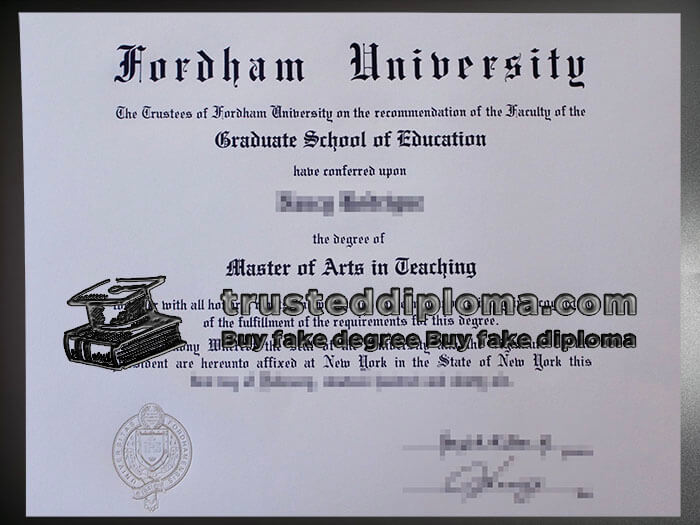 purchase realistic Fordham University diploma