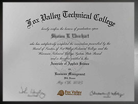purchase realistic Fox Valley Technical College degree