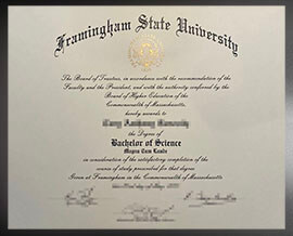 purchase realistic Framingham State University degree