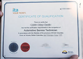 purchase realistic ITA Certificate of Qualification