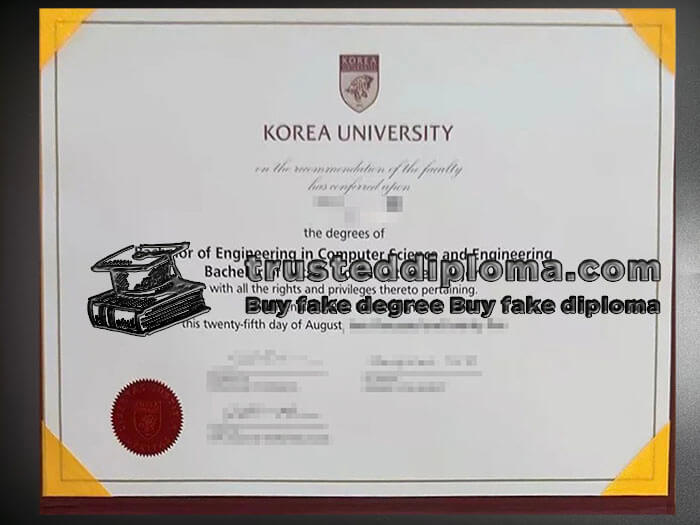 purchase realistic Korea University diploma