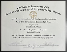 purchase realistic L E Fletcher Technical Community College degree