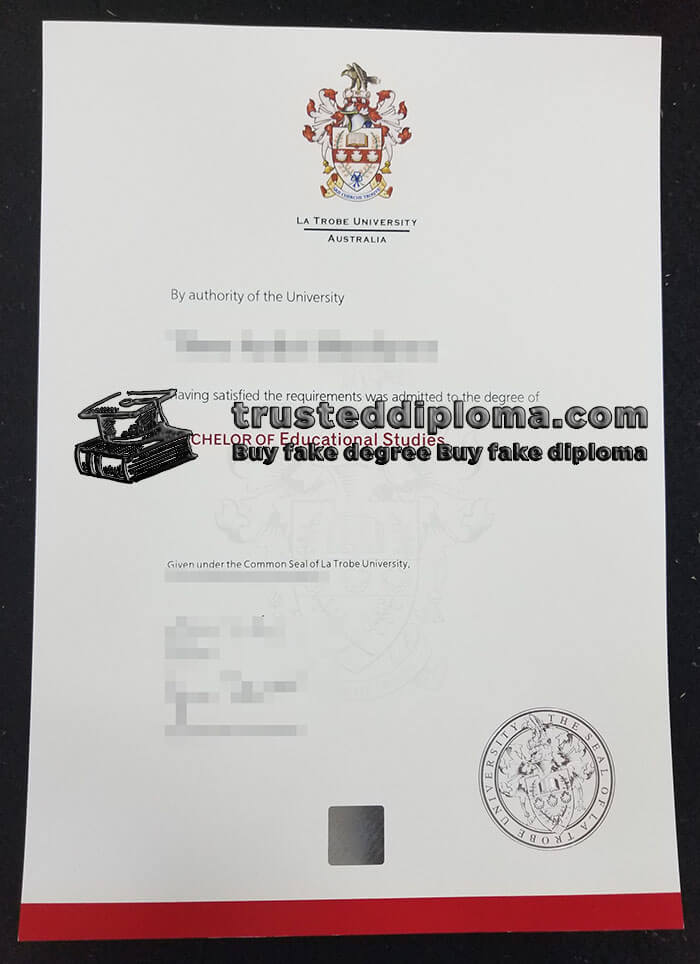 purchase realistic La Trobe University diploma