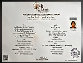 purchase realistic MGM University degree