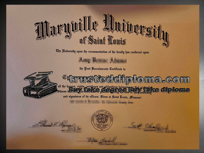 purchase realistic Maryville University of Saint Louis diploma