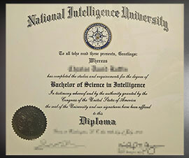 purchase realistic National Intelligence University degree