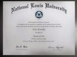 purchase realistic National Louis University degree