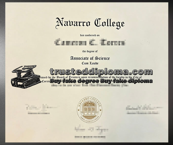 purchase realistic Navarro College diploma