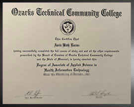 purchase realistic Ozarks Technical Community College degree