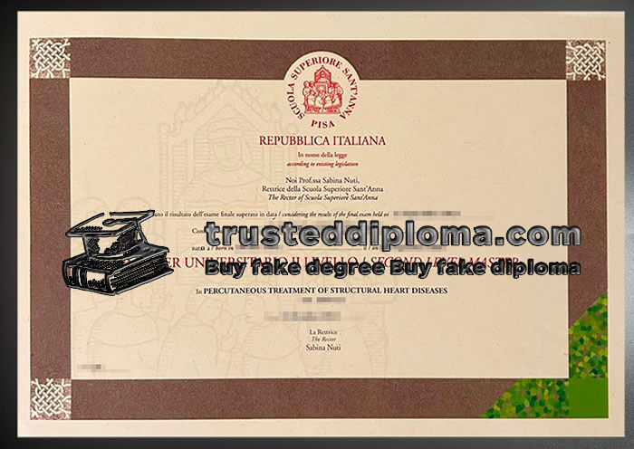 purchase realistic Pisa Scuola Superiore Sant'anna diploma
