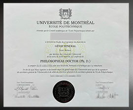 purchase realistic Polytechnique Montréal diploma