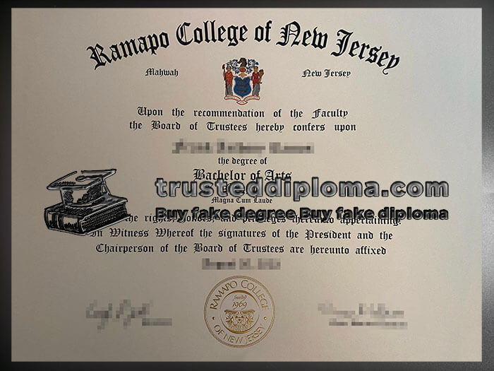 purchase realistic Ramapo College of New Jersey diploma