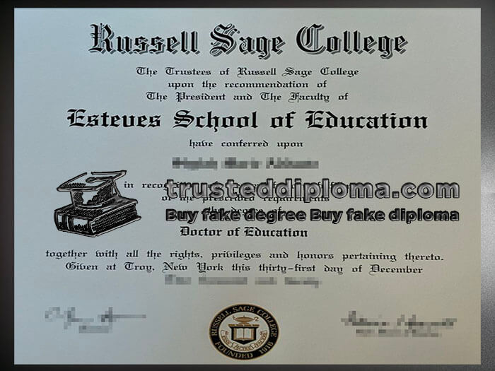 purchase realistic Russell Sage College diploma