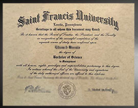 purchase realistic Saint Francis University degree